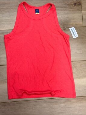 Old Navy Girls Bright Coral Tank Top